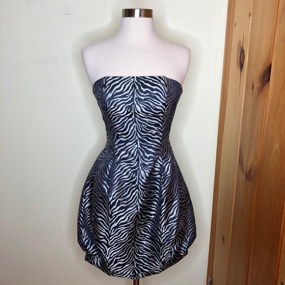 Vintage Cache Zebra Dress - Picture 1 of 12